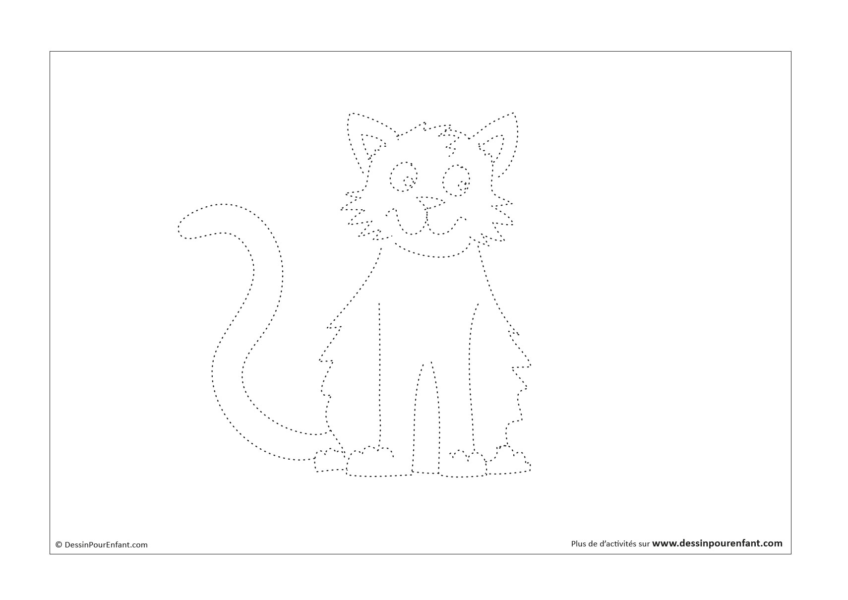 Comment Dessiner Un Chat Dessin Pour Enfant